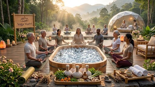 The ice bath and cold plunge circle