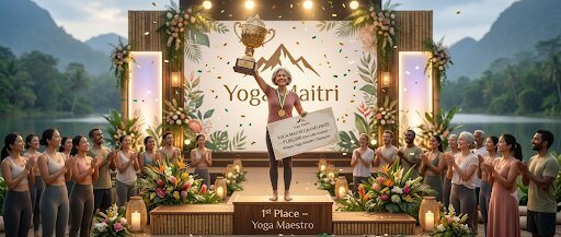 The Yoga Maestro award announced on the finals stage