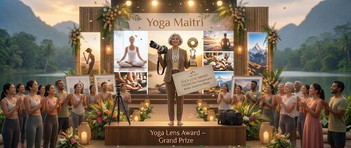 The Yoga Lens Award presented on the main stage